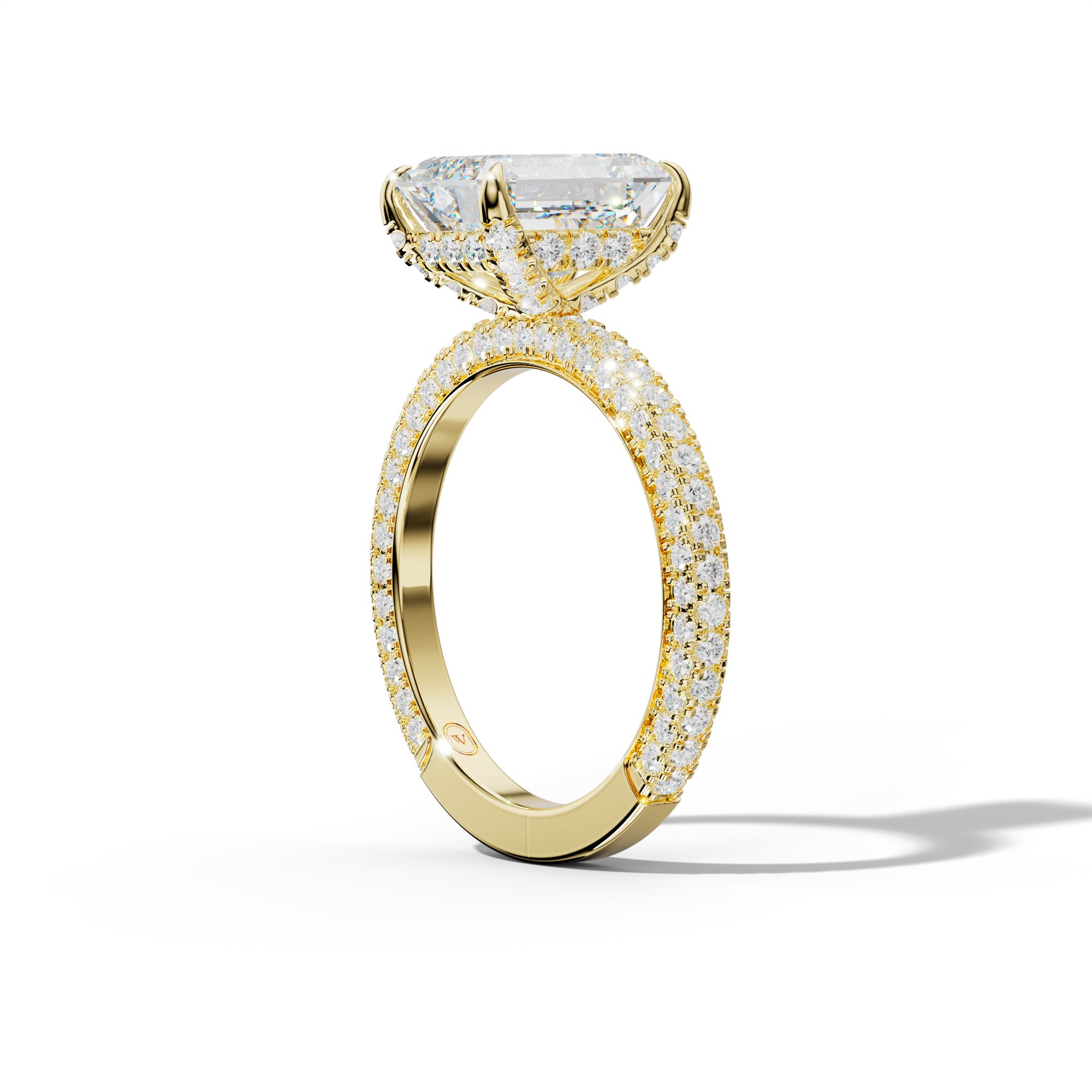 Autumn Emerald Cut Engagement Ring
